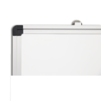 Tableau blanc magnétique mural en acier laqué, couleur personnalisable (noir/vert), option logo personnalisé, modèle AW10