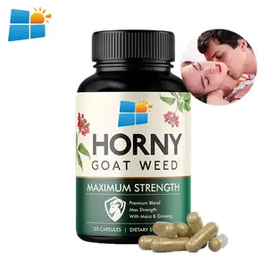 OEM/ODM/OBM Capsules de supplément énergétique Tongkat Ali Maca Root avec Horny Goat Weed Capsules pour hommes pour augmenter l'endurance