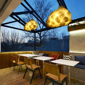 JYLIGHTING Cloud Lighting Lampes suspendues barre lumineuse LED en polymère Matériel E27 Ampoule Moderne <span class=keywords><strong>Blanc</strong></span> <span class=keywords><strong>Nuage</strong></span> Lustre - Product Image 4