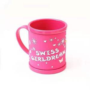 Tazas de café de pvc con logo impreso personalizado, resistentes al calor tazas de café, recuerdos coleccionables, cuper de agua de dibujos animados, gran oferta - Product Image 2