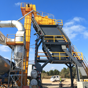 Mini centrale à asphalte mobile avec brûleur à asphalte diesel - Product Image 1