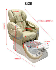 Multifunktionaler Elektrischer Pediküre-Massagesessel mit Fernbedienung für Nagelstudios - Product Image 6