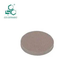 China Bulk professional supplier Manufacturer Factory foundry cast industry White porous ceramic honeycomb filter slice Plate