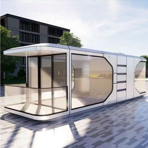 บ้านแคปซูลพื้นที่ว่างแบบพกพาสำหรับวันหยุดพักผ่อน40ft 20FT แคปซูลโมดูลาร์บ้านขนาดเล็ก - Product Image 3