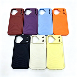 Funda de Teléfono TPU de Lujo con Textura Ondulada, Resistente a Impactos, Compatible con 17 Pro Max, Flexible, Resistente a Arañazos, Delgada, Venta al Por Mayor de Fábrica - Product Image 6