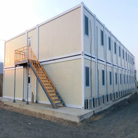 Conteneur plat modulaire de 20 pieds, pour bureau avec toilettes, à bas prix, livraison gratuite, entrepôt à domicile