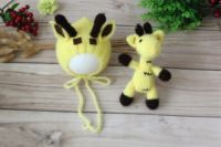 Bébé filles modèle Crochet en peluche bébé renard Animal jouet tricot enfants Bonnet chapeau bébé garçon chapeau grossistes