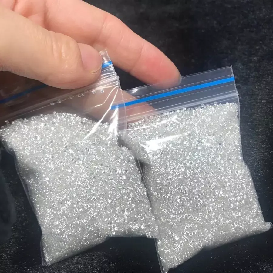 1000 unids/pack blanco 1mm 1,25mm 1,5mm 1,6mm 2mm 3mm 4mm 5mm 6mm 5A piedra CZ gemas sintéticas Cubic Zirconia anillo pendiente de la joyería