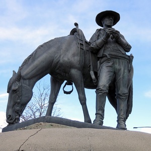 Statua di Cavallo a Grandezza Naturale in Ottone e Bronzo, Scultura Artistica Antica per Giardino, Decorazione da Esterno, Statua di Cowboy - Product Image 6