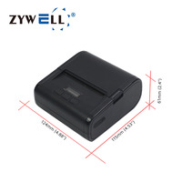 Mini-imprimante d'étiquettes portable, imprimante thermique sans encre pour salles de classe, imprimante de codes-barres 3 pouces
