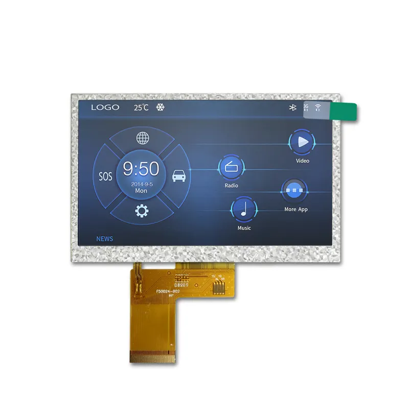 800x480 разрешение 5-дюймовый RGB интерфейс ЖК-экран ips панель tft ЖК-модуль