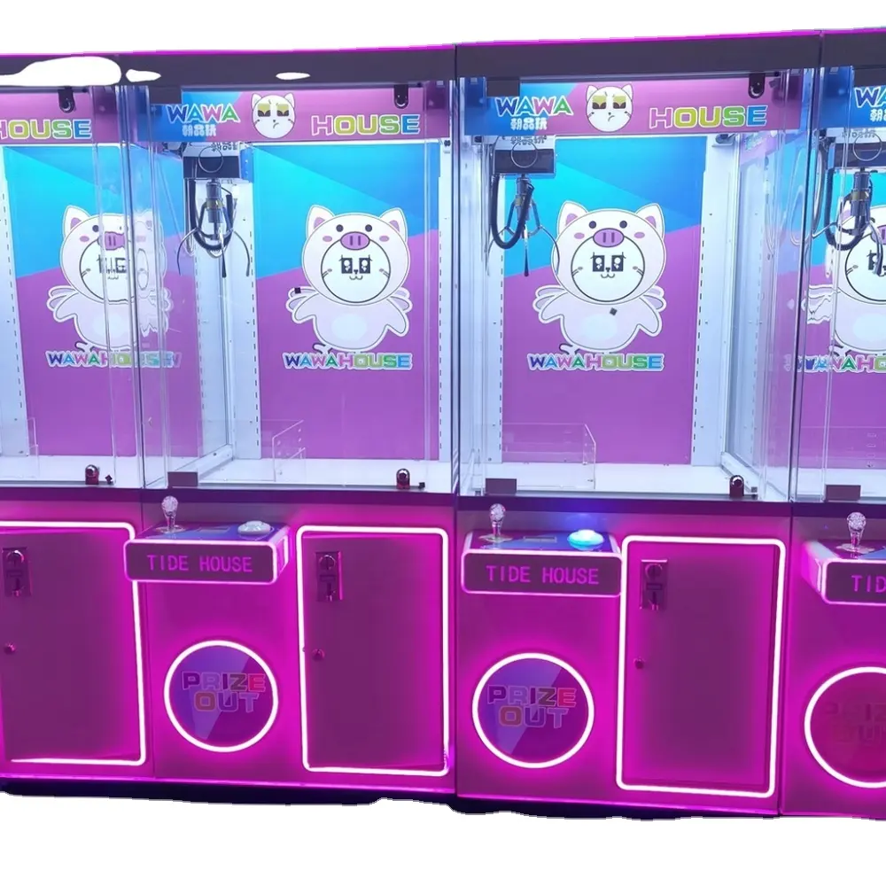 Multi-colore artiglio gru bambola macchina Arcade Candy gioco per l'intrattenimento giochi a gettoni per tutte le età