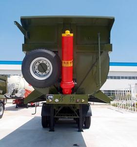 Hydraulic U Shape Type Steel Tipper Dump Semi <b>Trailer</b> for 33CBM 35CBM 40T 50T 60T 70T With 3 4 5 Axle 3Axles 4Axles - Product Image 6