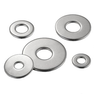 304 Stainless Steel Plain Washers <b>Flat</b> Ring Hardware Component for <b>Screws</b> and Bolts Metric Size - Product Image 4