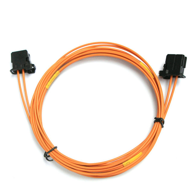 MOST Fiber Optic Cable Connector for Audi BMW Mercedes Porsche Car Audio Amplifier Decoder Loop Bypass Diagnostic Power Wire