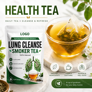 Tisane aux herbes pour les poumons, sans caféine, infusion botanique en sachets, mélange de <span class=keywords><strong>chèvrefeuille</strong></span>, racine de bardane et orge, distributeur en gros, fourniture OEM - Product Image 3