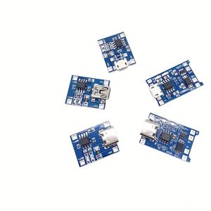 Placa de Carga Tp4056 para Baterías de Litio 18650, Módulos de Controlador de Energía de 5V 1A, Protección Contra Sobrecalentamiento y Cortocircuitos, Montaje SMT/THT - Product Image 3