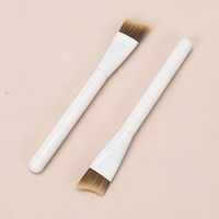 Kuas Makeup Ultra Thin Blade Foundation Kuas Makeup Foundation Lengkung Persegi untuk Meratakan Krim Foundation