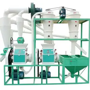 300-500kg/h Small scale fine flour milling plant maize corn wheat flour roller mill Maize Flour Mill