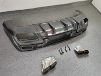 Diffuseur de pare-chocs arrière en fibre de carbone véritable de haute qualité, kit carrosserie pour Mercedes Benz GLE C167 W167 style LD