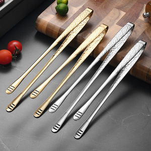 304 pinces à aliments en acier inoxydable à long manche pinces à <span class=keywords><strong>Barbecue</strong></span> antidérapantes pinces à Steak cuisine outils de cuisine accessoires de cuisine - Product Image 3