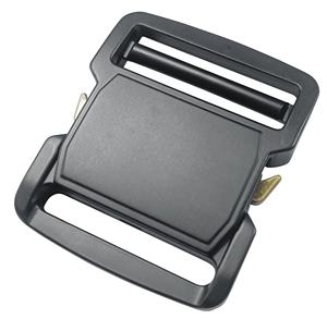 黑色狗项圈51毫米皮带重型快速释放金属战术扣 - Product Image 4