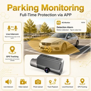 VIEVGUARB V9 4G <span class=keywords><strong>Cat</strong></span> 1 Dash <span class=keywords><strong>Cam</strong></span> 4K+1K+1K WiFi GPS Monitoraggio Parcheggio Modalità Sentry per Auto - Product Image 3