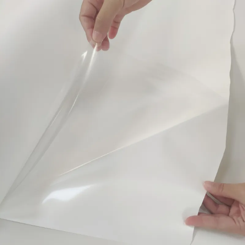 Hoch transparente Tpu-Klebe folie für kein Näh schuh obermaterial