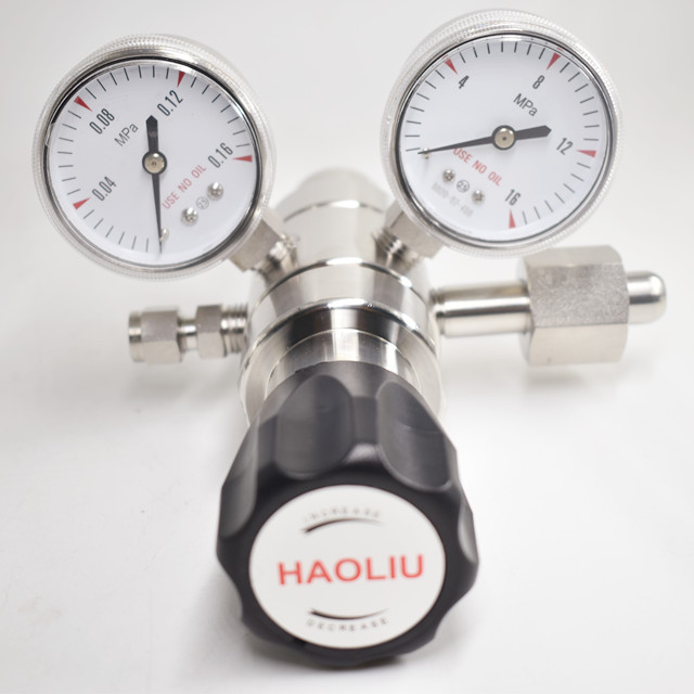 Двухступенчатый регулятор давления N2 Входное давление 0-3000PSI Выходное давление 0-120PSI с цилиндрическим соединителем