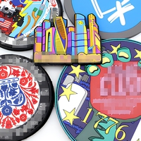 Patch décoratif 3D personnalisé en PVC, badge en caoutchouc thermocollant ou à coudre pour chapeaux, vêtements et sacs
