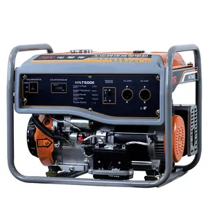 Hot Selling 5KW High Quality Gasoline Generator with 12V Rated Voltage Electric Start 230V DC Hot Selling Single Phase Output