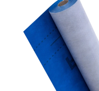 Membrane de toiture respirante en tissu non tissé PP imperméable à la vapeur d'eau à trois couches avec film respirant en PE