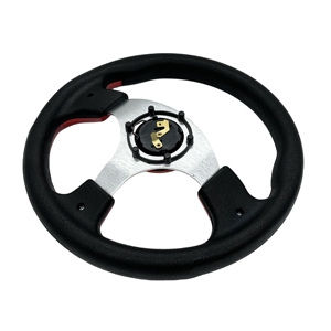 <span class=keywords><strong>12</strong></span>.5 인치 PU 유니버설 레드 수정 골프 카트 스티어링 휠 보트 스티어링 휠 - Product Image 6