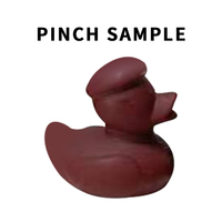 Usine en gros personnalisé 3 pouces jaune canard jouet de bain haute qualité propre vinyle caoutchouc dessin animé conception pour bébés-Mini petite taille