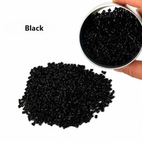 Colle à la kératine italienne pour extensions capillaires, granulés de colle thermofusible PA, colle à la kératine italienne pour extensions capillaires, noir 1Kg