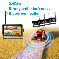 Système de caméra de recul sans fil STONKAM pour camion-grue, bus, chariot élévateur, avec moniteur et vision arrière pour le stationnement
