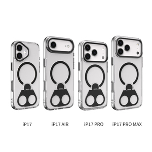 Custodia Protettiva Antiurto con Supporto Girevole per iPhone 17 Pro Max, Trasparente e Anti-Ingiallimento - Product Image 1
