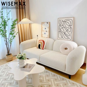 Meubles WISEMAX en vente chaude, meubles de maison, siège Love, siège de luxe moderne, canapé de salon en tissu Teddy avec cadre en bois, canapé <span class=keywords><strong>d</strong></span>'angle en agneau - Product Image 5