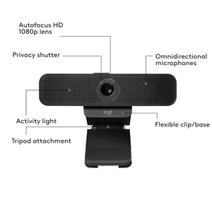 Logitech <span class=keywords><strong>C925E</strong></span> 1080P Webcam professionnelle avec autofocus, double micro intégré à 78 degrés, obturateur de confidentialité USB pour vidéoconférence de bureau - Product Image 3