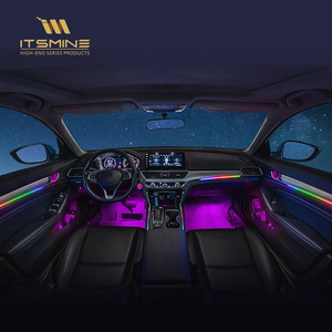 CARDI K4S Tira de Luces Ambientales para Auto de 14 Colores Universales Premium, Fácil Instalación, 12V, para Interior de <span class=keywords><strong>Audi</strong></span> <span class=keywords><strong>A4</strong></span> <span class=keywords><strong>B8</strong></span> - Product Image 2