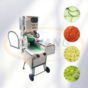 Industrial Fruit Cutting Machine New Condition Onion Top and Tail Slicer Potato Chips <b>Cutter</b> with Core Motor Component - Product Image 3