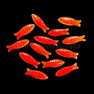 คาร์เนเลียนธรรมชาติรูปปลาแกะสลักด้วยมือขนาด 8 มม. 25 มม. หินหลวม พลอย จี้ห้อยคอ ราคาขายส่ง สำหรับทำเครื่องประดับ - Product Image 1