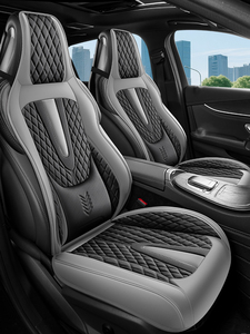 Protector de Asientos de Coche de Cuero Nappa Premium, Juego Completo de 5 Piezas, Ajuste Universal, Accesorios Interiores para Auto, Funda de Asiento Antideslizante - Product Image 5