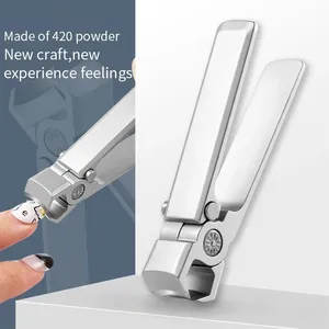 Wide Jaw Stainless Steel Nail Clippers Curved Concave Blade Odorless Tool for Tough Thick Fingernail and Toenail Cutting - Product Image 5