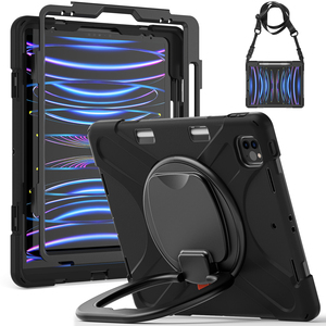 Capa Resistente para <span class=keywords><strong>Tablet</strong></span> iPad Pro 12.9 Polegadas 2022/2021/2020/2018 com Protetor de Tela Integrado e Alça de Ombro à Prova de Choque - Product Image 3