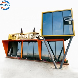 WinFair Cina Ingrosso Case Container Prefabbricate Mobili Piccole da 20 Piedi Smontabili per Negozi Pop-Up/Caffetterie/Chioschi Alimentari - Product Image 4