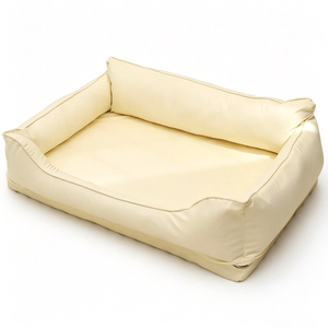 Solid Color Leather Pet <b>Sofa</b> Bed Waterproof Removable Cover <b>Dog</b> Cat Bed <b>Sofa</b> Pet Nest For Small <b>Dogs</b> - Product Image 1