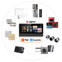TYSH Tuya Smart Android 11 Télécommande vocale Panneau de contrôle central domestique Interface USB IPS 8 boutons DIY RS485 3 interrupteurs relais de lumière