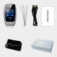 Mise à niveau vers la télécommande PKE originale universelle, nouveau style, écran tactile intelligent pour voiture, démarrage/arrêt du véhicule facilement via LCD