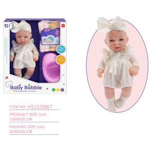 Vente en gros de poupées reborn réalistes en PVC vinyle de 25,5 cm, faites à la main, pour nouveau-nés, unisexes, cadeaux - Product Image 2